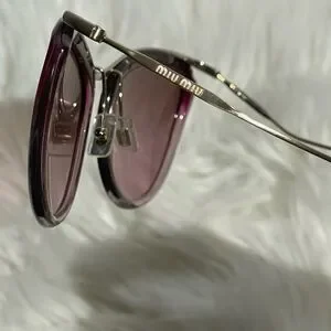 Miu Miu | Accessories | Miu Miu Smu5p Gold Purplegradient  display picture 2